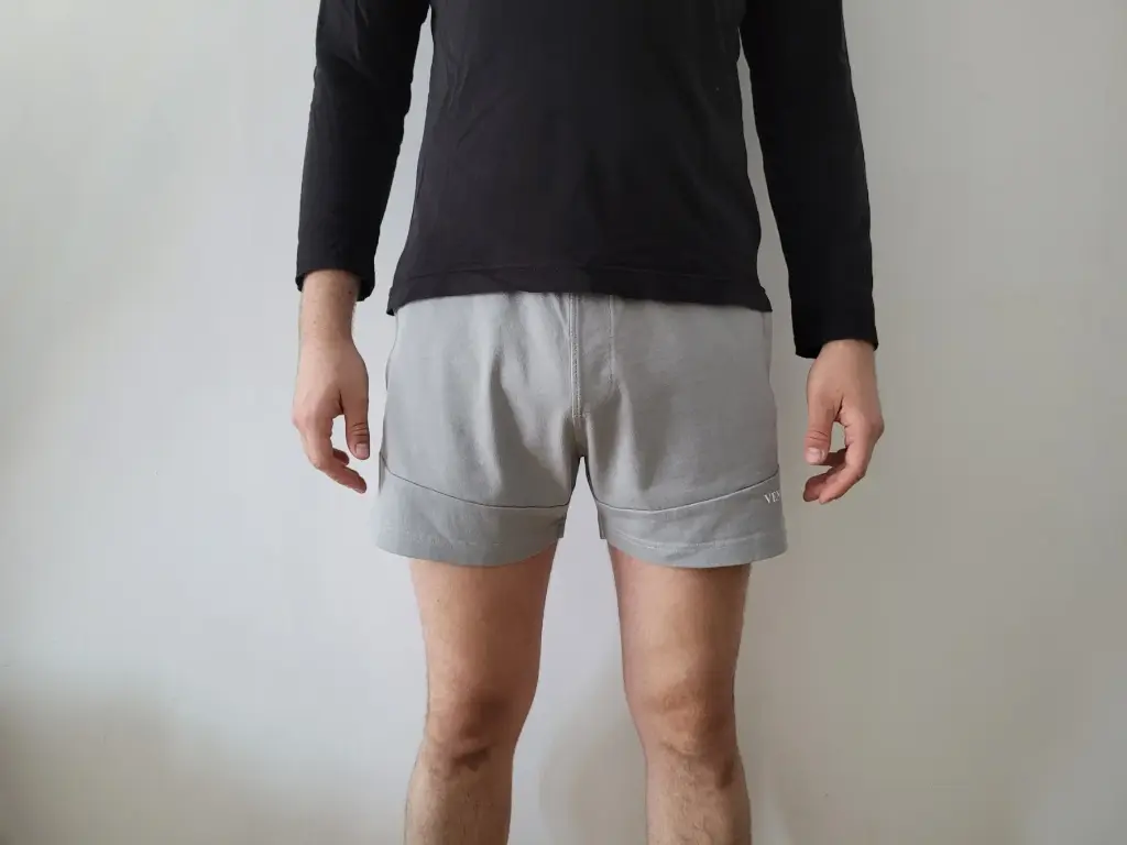 SHORT MI CUISSE GRIS